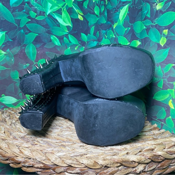 Jeffrey Campbell litas spike leather heels lace boots - Picture 9 of 9